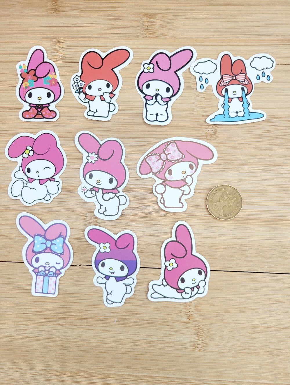 3/$20 10x Brand New My Melody Waterproof Stickers #002